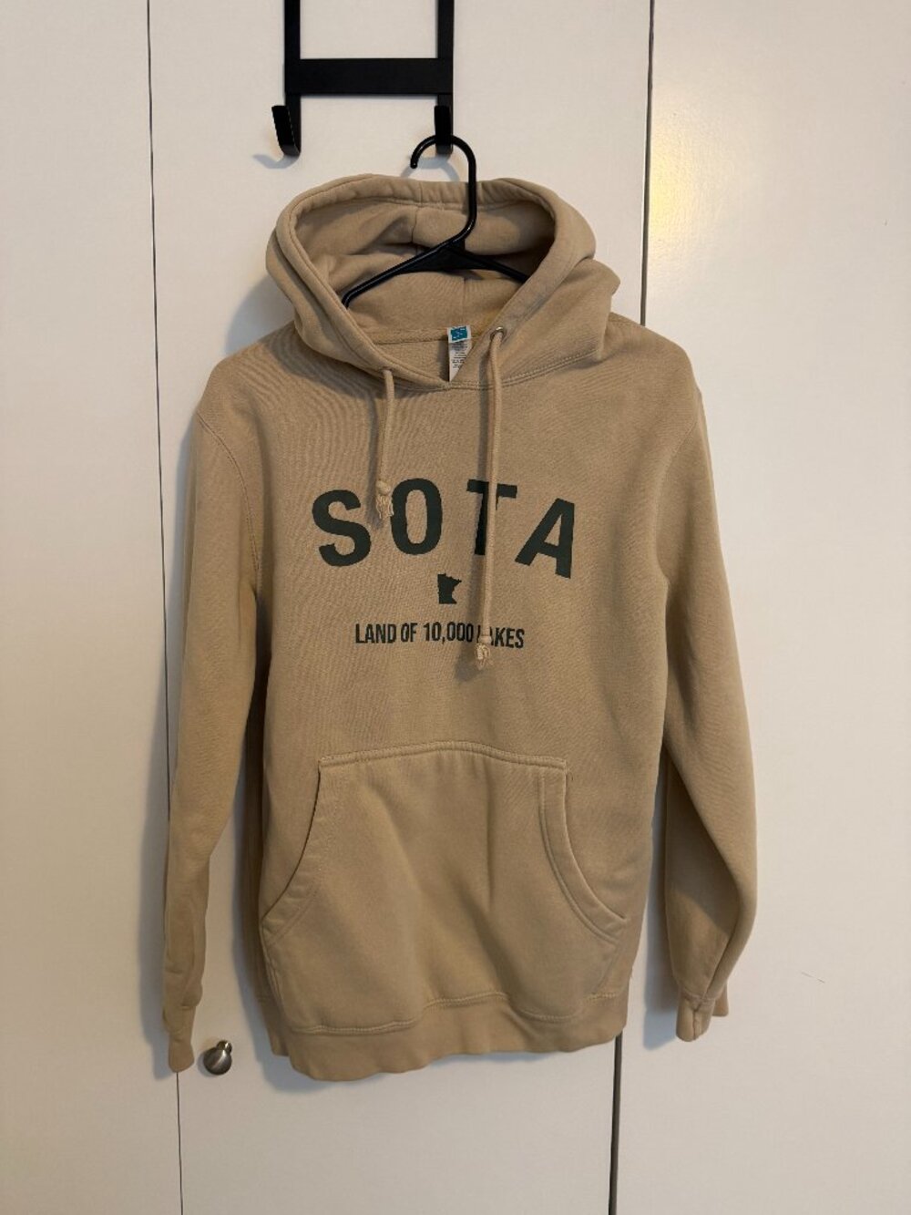 SOTA Clothing Minnesota Land of 10,000 Lakes Hoodie Tan - Medium